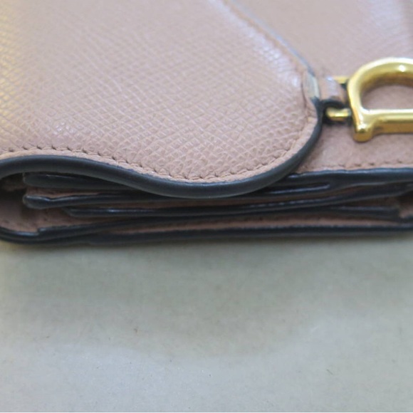Dior Saddle Grained Calfskin Card Holder Wallet - Picture 4 of 7
